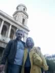 Allan & Diane in front of St. Sulpice (22kb)